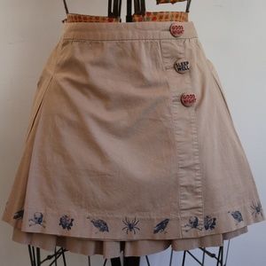 Libertine for Target Pleated Mini Skirt